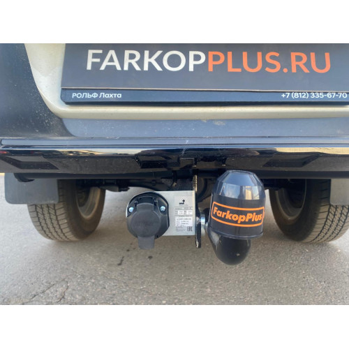 Фаркоп Лидер Плюс на MITSUBISHI L200 2015– Арт. M117-A (с бампером и без бампера с сохранением штатной трубы)