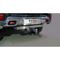 Фаркоп TCC для Baic BJ40 2023- Арт. TCU00399N (надпись Baic, нержавеющий шар)