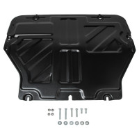 Защита Картера двигателя, КПП АвтоБроня для Volkswagen Multivan 2015-2019 T6, Сталь 45778 мм - Арт. 111.05806.2