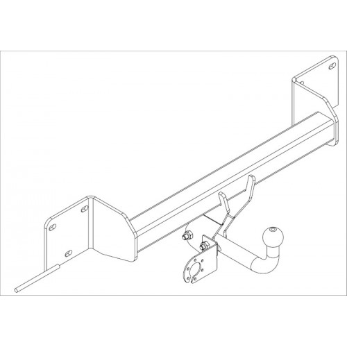 Фаркоп Avtos на BMW X1 (E84) 2009-2015 Арт.BM 04