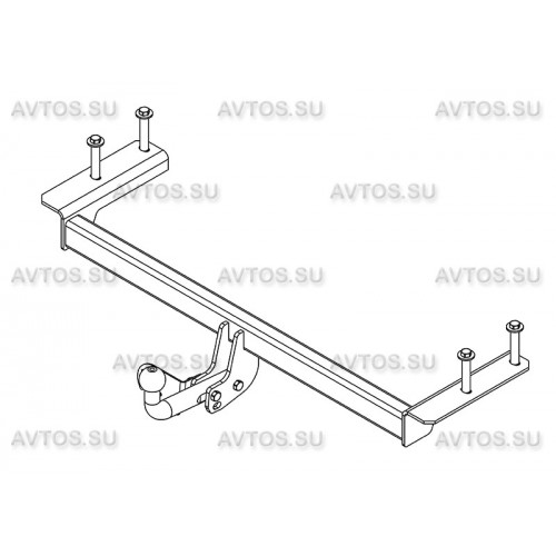 Фаркоп Avtos на CITROEN C4 2011- Арт.CN 01
