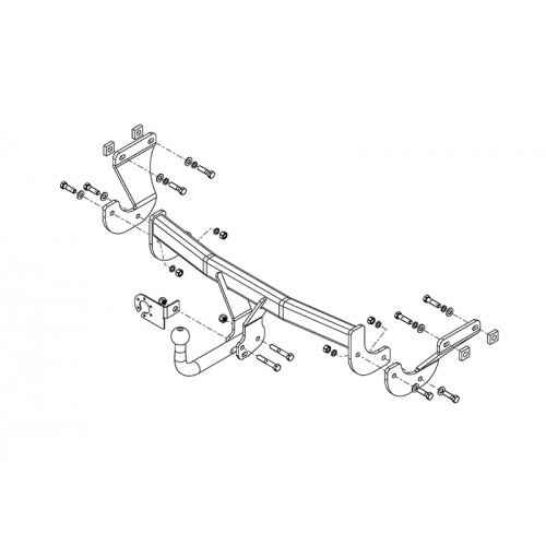 Фаркоп Avtos на HYUNDAI i40 2011- Арт.HY 31