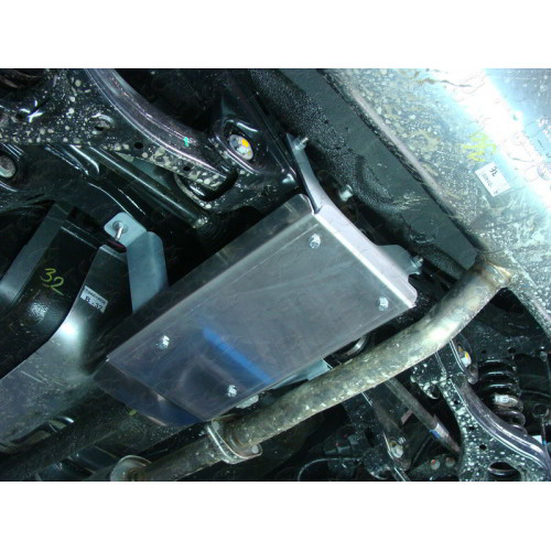 Защита Заднего дифференциала ТСС для Hyundai IX 35 2009-2015, Алюминий 4 мм - Арт. ZKTCC00055