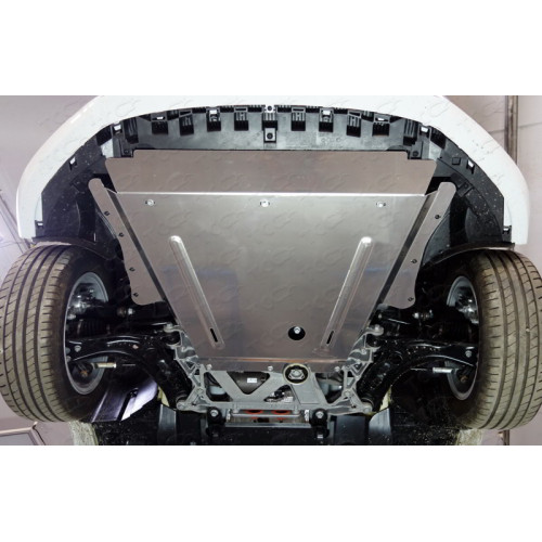 Защита Картера двигателя, КПП ТСС для Audi A3 2012-2020 (III 8V), Алюминий 4 мм - Арт. ZKTCC00150