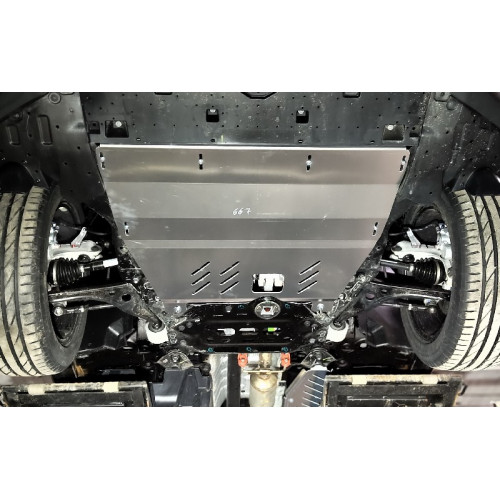 Защита Картера двигателя, КПП ТСС для GAC GS8 2023-, Алюминий 4 мм - Арт. ZKTCC00667